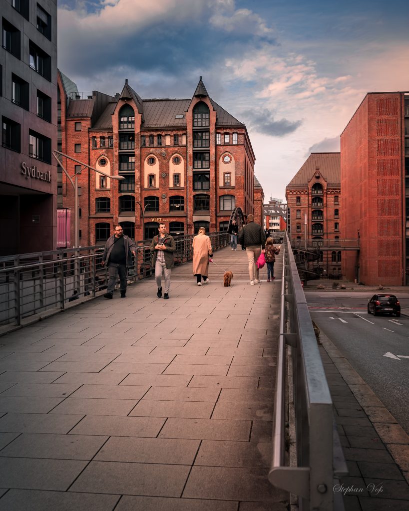 Kibbelsteg in die Speicherstadt